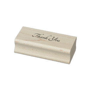 Thank You Script Font Rubber Stamp