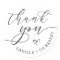 Thank You Script Heart Baked Goods Bakery Business