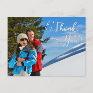 Thank You  Script Photo  - Thank You Postcard