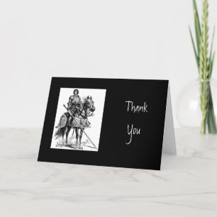 Thank You, Scripture & Knight in Shining Armor Thank You Card