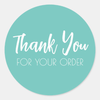 Thank You Seal Round Stickers