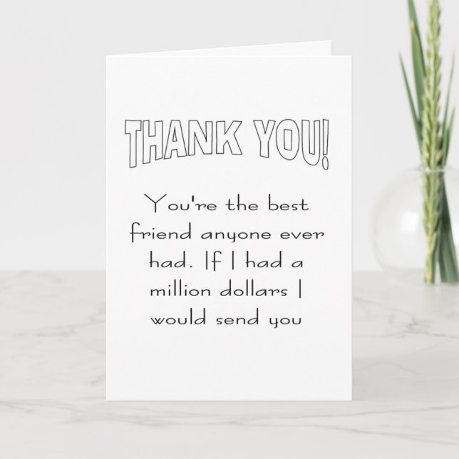 Thank you send card (Front)