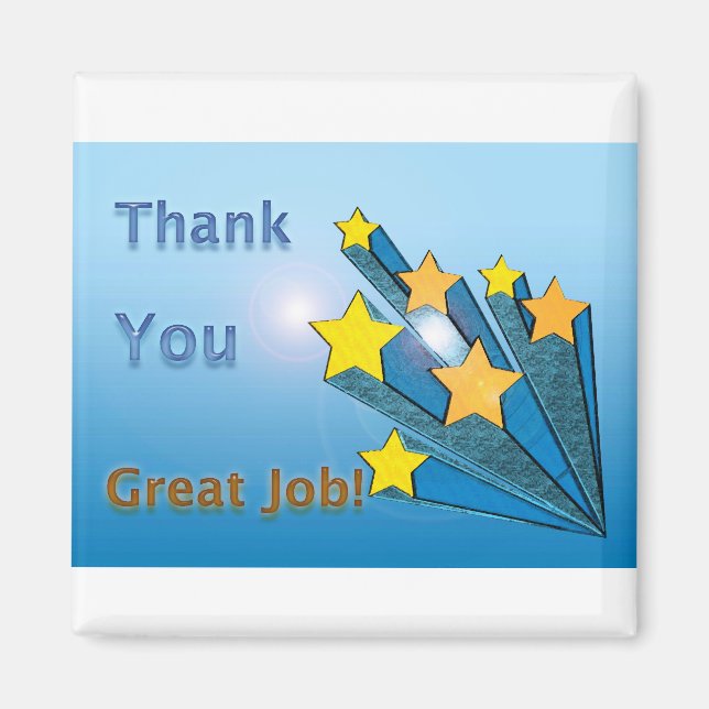 Thank You Shooting Stars Magnet (Front)