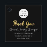 Thank You Shopping Name Logo  QR Code Gold Black W Favour Tags<br><div class="desc">This is simply a modern tool that helps you to attract clients to your business and make your business grow Any other question,  please let me know. More ideas about how to develop your business and make you grow fast
Have a special day! 
FlorenceK design</div>