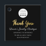 Thank You Shopping Name Logo  QR Code Gold Black W Favour Tags<br><div class="desc">This is simply a modern tool that helps you to attract clients to your business and make your business grow Any other question,  please let me know. More ideas about how to develop your business and make you grow fast
Have a special day! 
FlorenceK design</div>