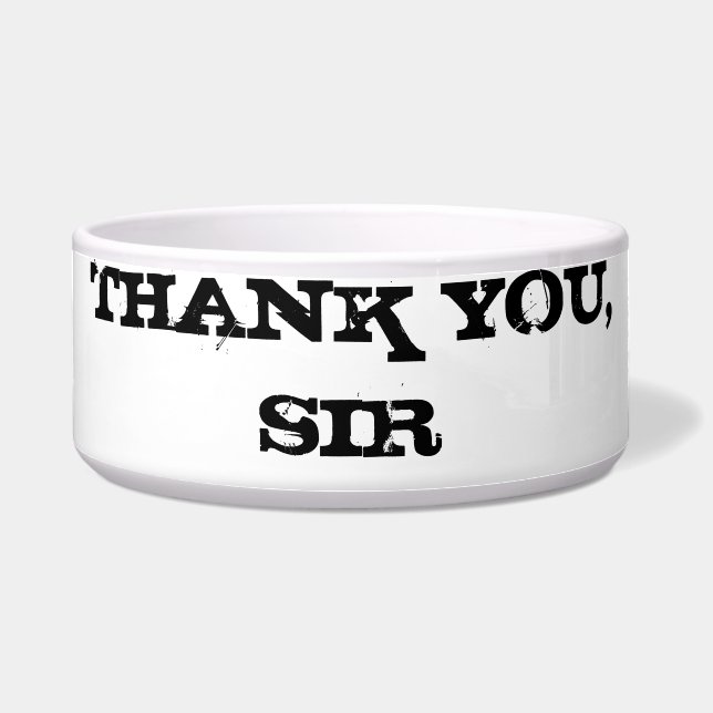 THANK YOU, SIR (Front)