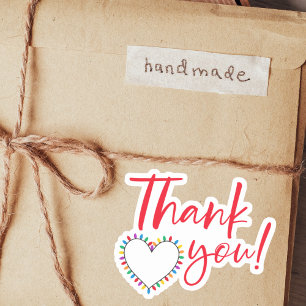 Thank You Small Business Christmas Sticker