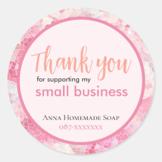 Thank You Small Business Customized Sticker