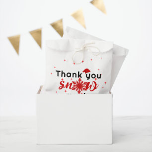 Thank you snow much Christmas business Favour Bag