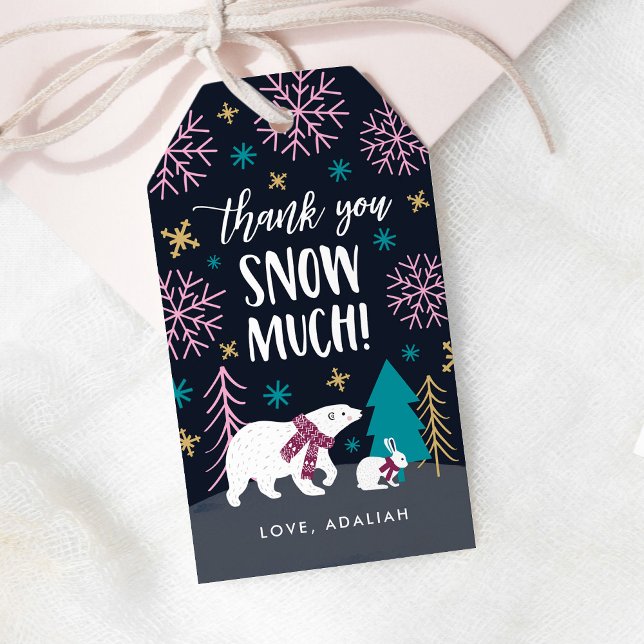 Thank You Snow Much Gift Tags (Creator Uploaded)