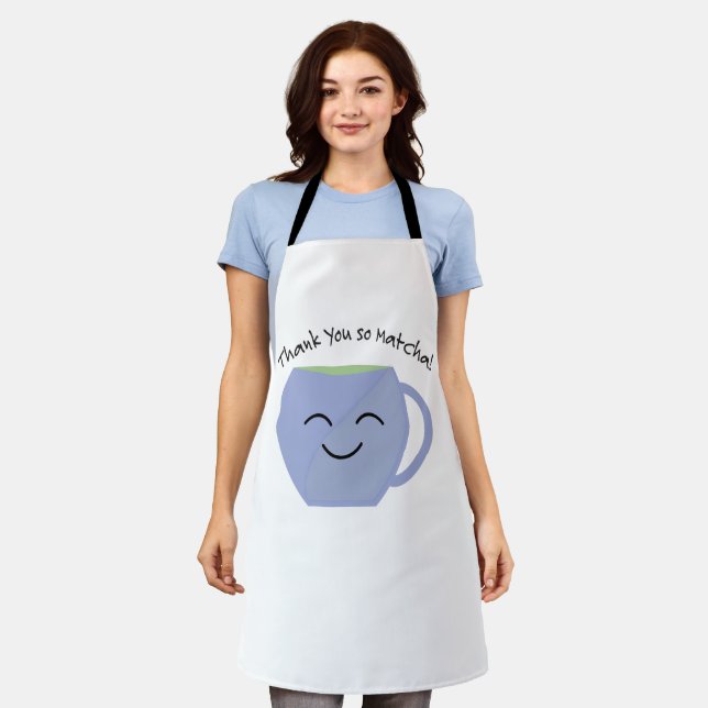 Thank You So Matcha  Apron (Worn)