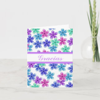 Thank You Spanish w/ blank inside Card