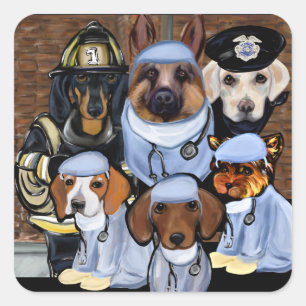 THANK YOU SQUARE STICKER