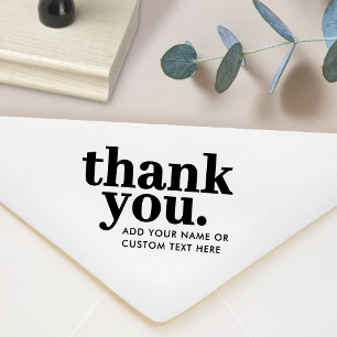 Thank you Stamp   Retro Typographic