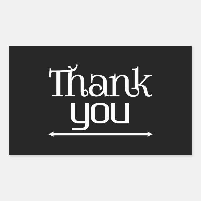 Thank you  sticker (Front)