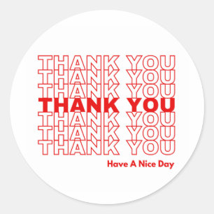 Thank You Sticker