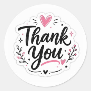 Thank You Sticker