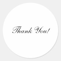 Thank You Sticker