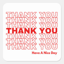 Thank You Sticker