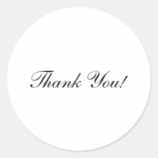 Thank You Sticker