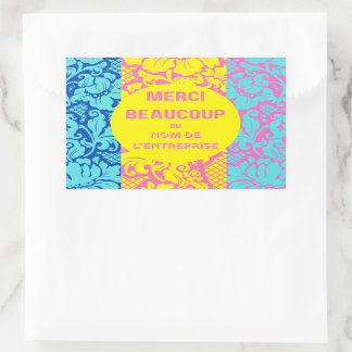 "Thank you" sticker- "merci beaucoup"-Design 1 Sticker