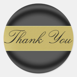 Thank You Sticker/Seal Classic Round Sticker