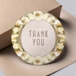 Thank You Sticker Vintage Art Nouveau Mucha<br><div class="desc">Art Nouveau Vintage wedding stickers by Alphonse Mucha in a floral, romantic, and whimsical design. Victorian flourishes complement classic art deco fonts. Please enter your custom information, and you're done. If you wish to change the design further, click the blue "Customize It" button. Thank you so much for considering my...</div>