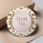 Thank You Sticker Vintage Art Nouveau Mucha<br><div class="desc">Art Nouveau Vintage wedding stickers by Alphonse Mucha in a floral, romantic, and whimsical design. Victorian flourishes complement classic art deco fonts. Please enter your custom information, and you're done. If you wish to change the design further, click the blue "Customize It" button. Thank you so much for considering my...</div>