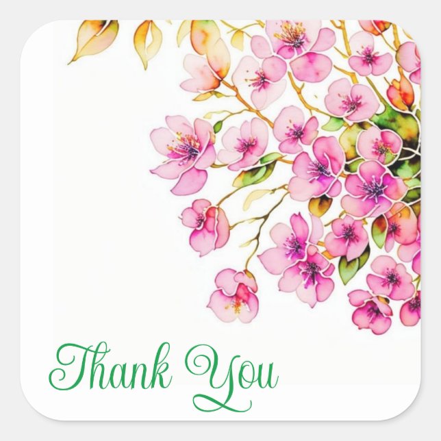 Thank you stickers (Front)