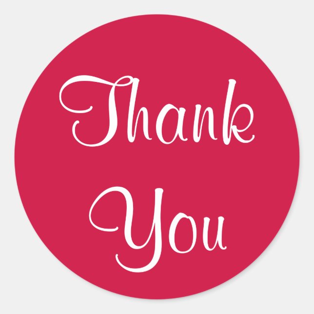 Thank You Stickers (Front)
