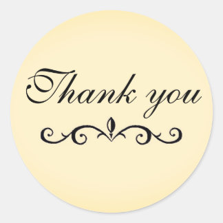 Thank you stickers