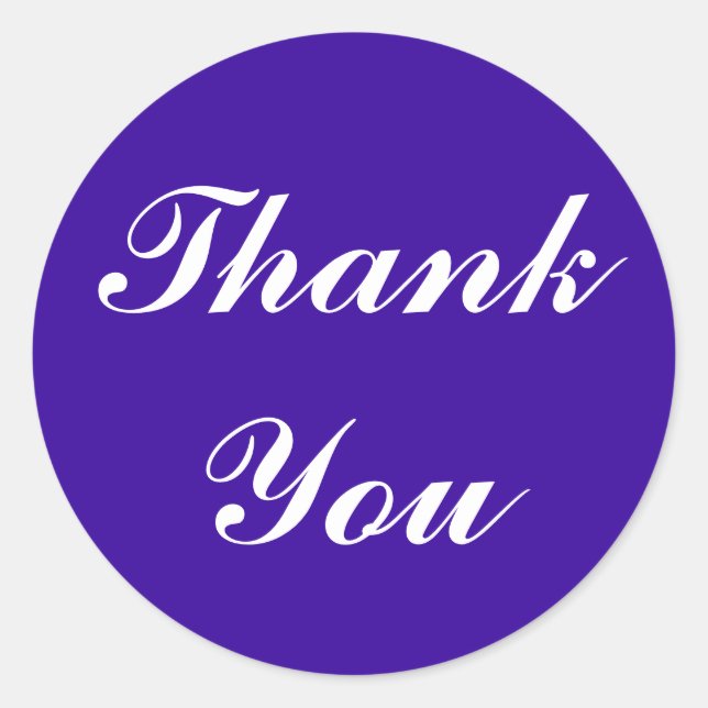 Thank You Stickers (Front)