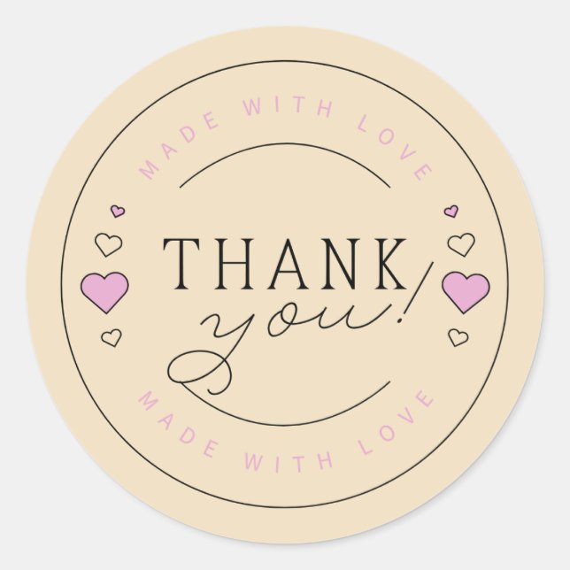 Thank You Stickers  (Front)