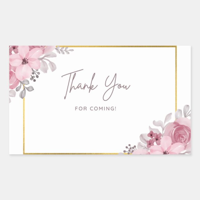 Thank you stickers (Front)