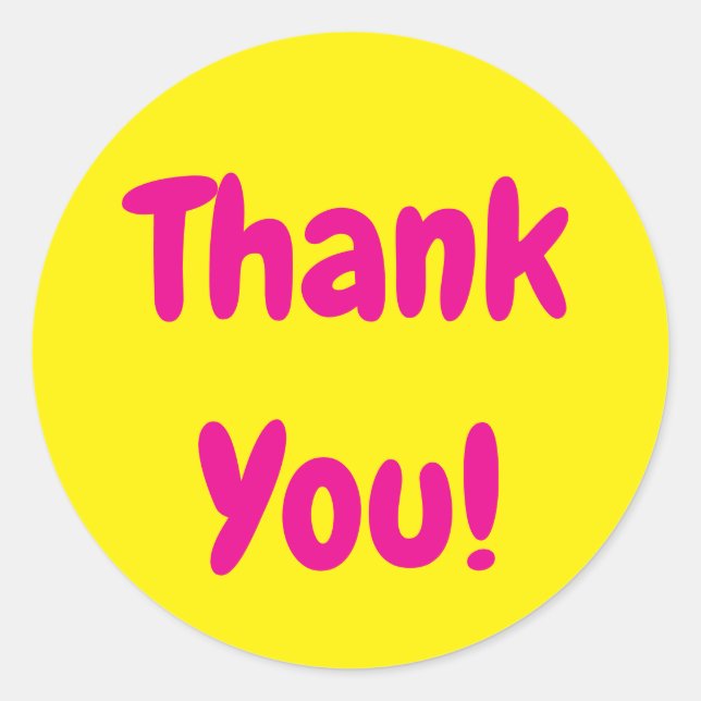 Thank You Stickers (Front)
