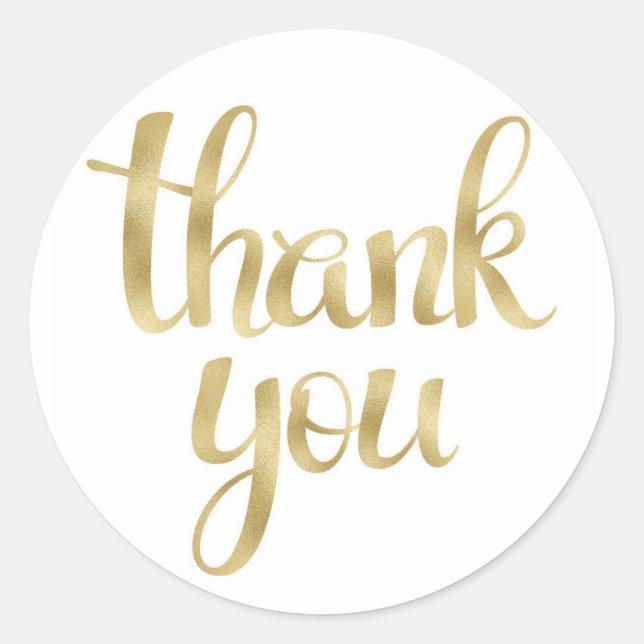 Thank you stickers (Front)