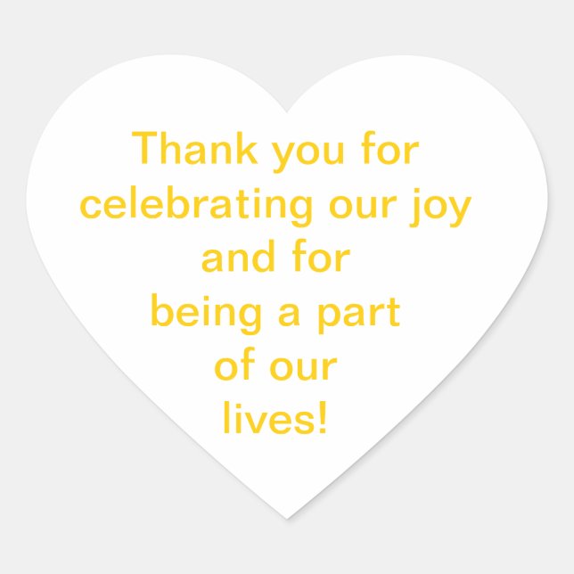 Thank You Stickers (Front)