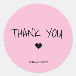 Thank you stickers