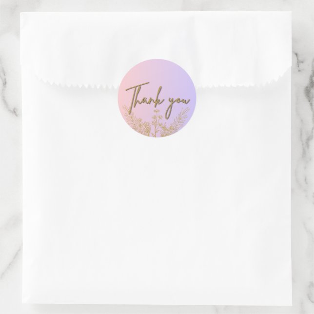 Thank you stickers  (Bag)