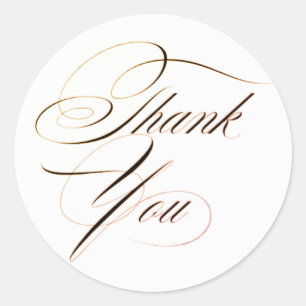 Thank you stickers