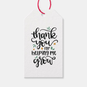 Thank You Stickers Helping Me Grow Labels
