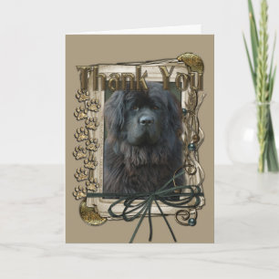 Thank You - Stone Paws - Newfoundland Card