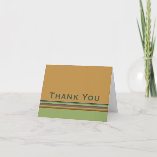 Thank You Stripes Card (Front)