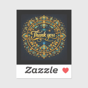 Thank You Stylish Gratitude Design