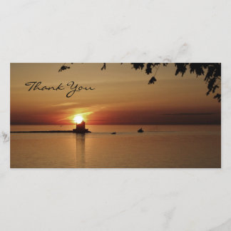 Thank You Sunset Lighthouse