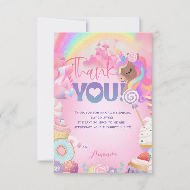 Thank you Sweet Birthday (Front)