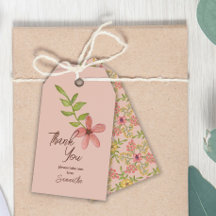 Thank You Sweet Flower Simple Pretty  Botanical