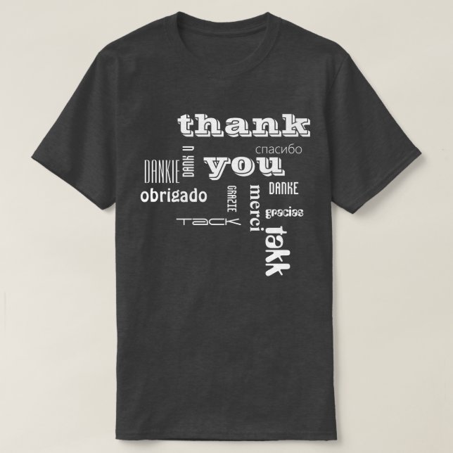 thank you T-Shirt (Design Front)