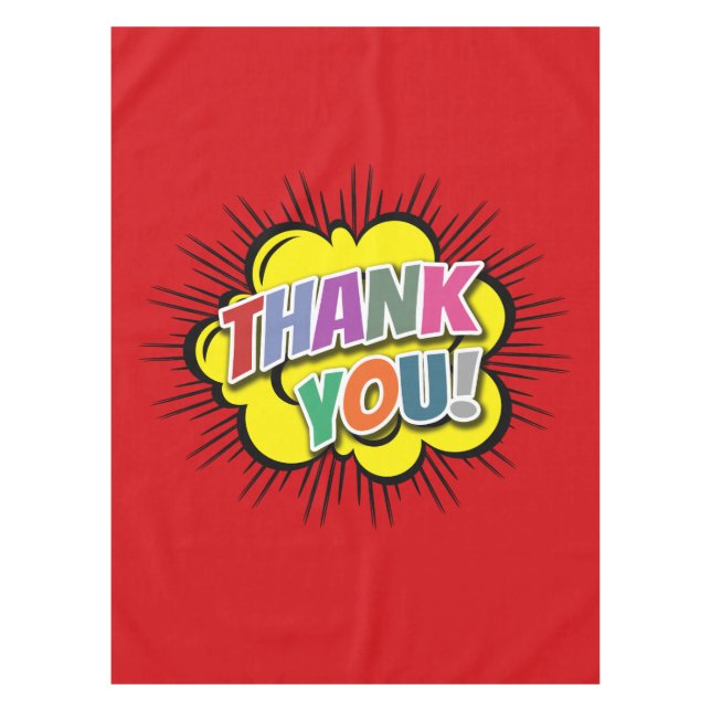 Thank You Tablecloth (Front)