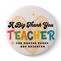 Thank You Teacher Button